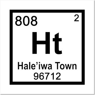 Haleiwa Town Periodic Table Posters and Art